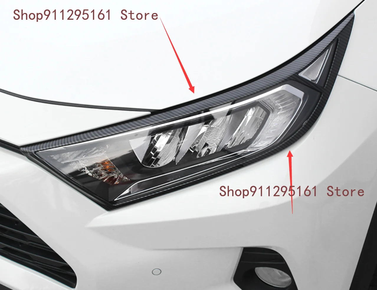 

2 шт., наклейки на передние фары Toyota RAV4 2019 2020