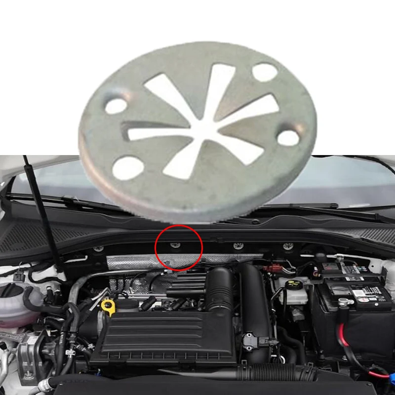 

10 X Exhaust Heat Shield Spring Nut For Vw Audi Ford