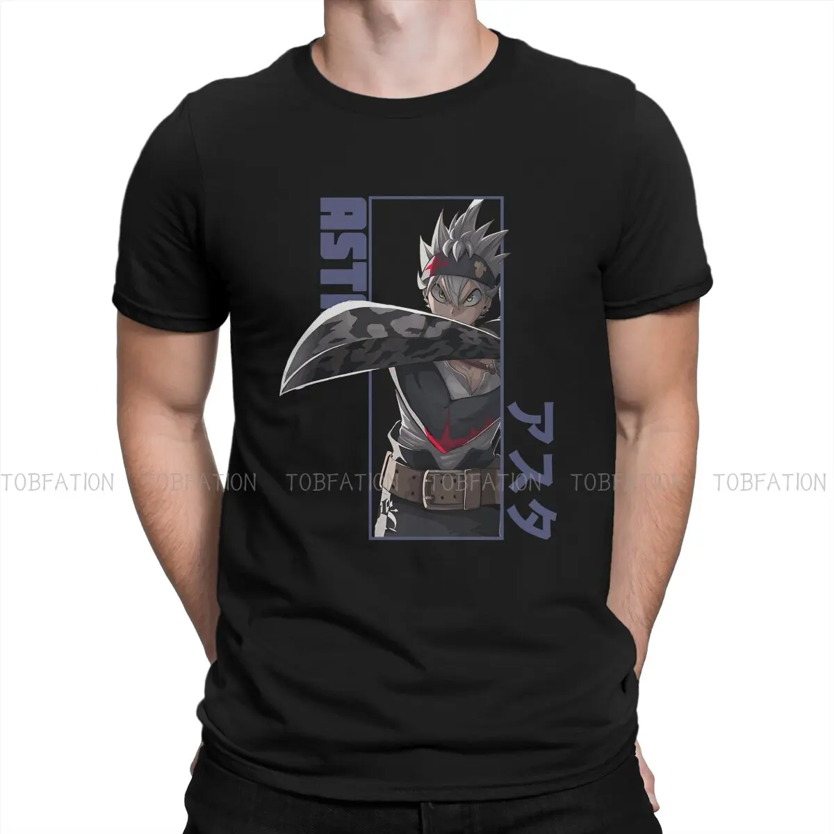 

Black Clover Black Zora Ideale Anime Asta Art 100% Cotton T Shirt Harajuku Gothic Men's Tee Shirt O-Neck Men Tops