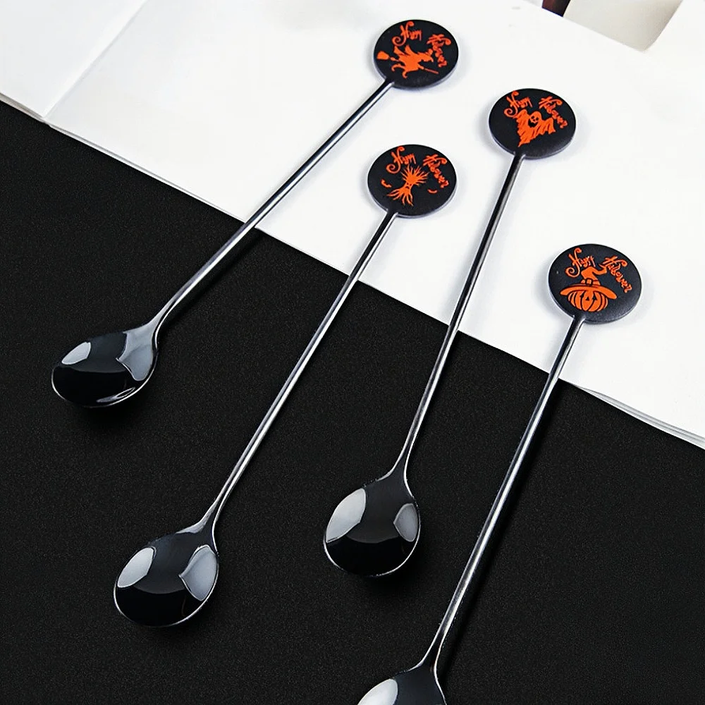 Hello Halloween Креативный Набор Посуды Из Нержавеющей Стали 304 - Дьявол Ведьма Тыква