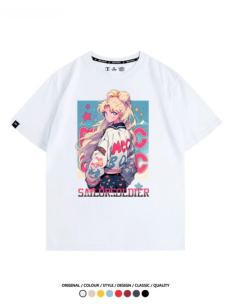 Кодифицированная футболка Pret Girl Warrior с периферийными устройствами мультяшная