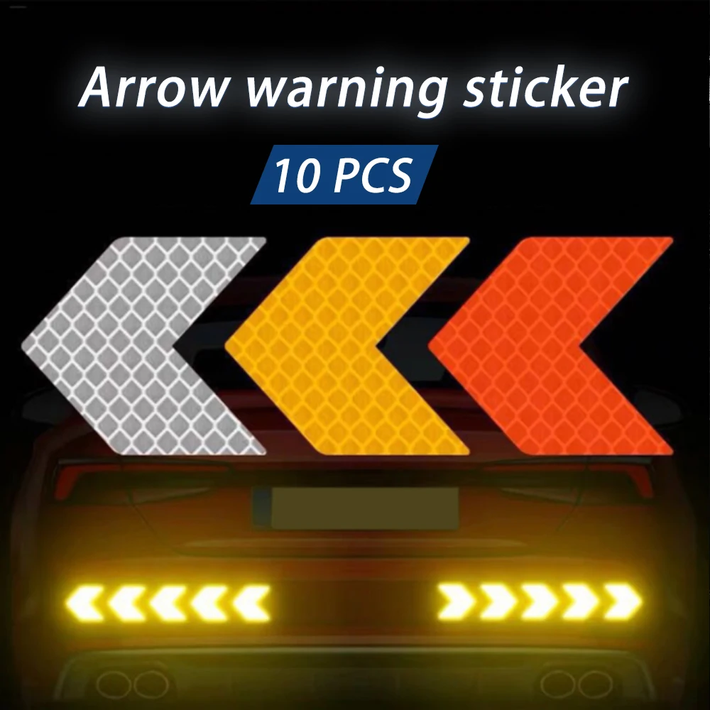 

Флейта со стрелками, предупреПредупреждение ющая наклейка безопасности для автомобильного бампера, багажника