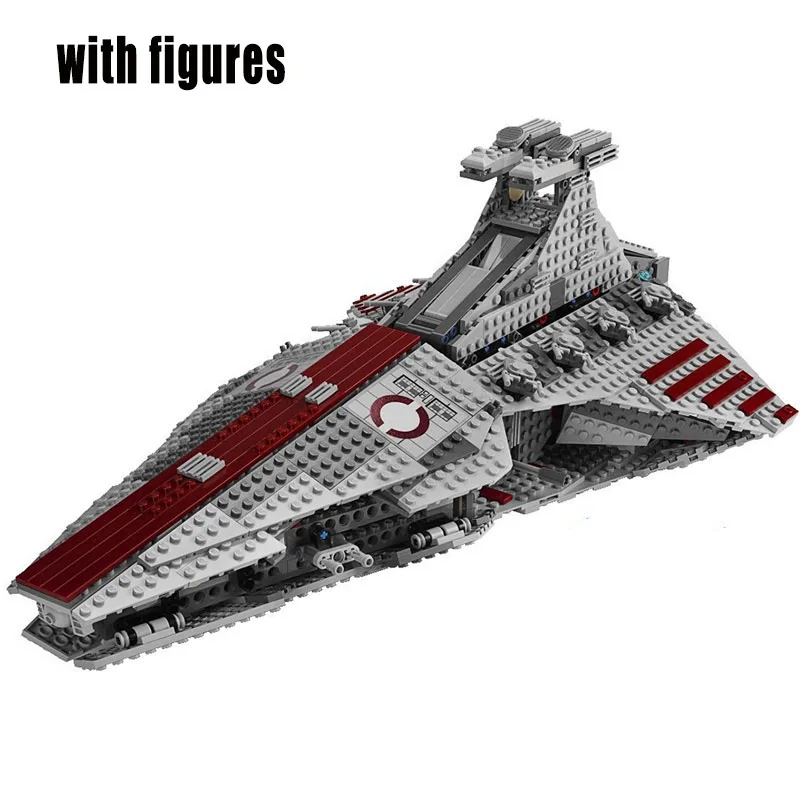 

Star Venator Set Republic Ship Attack Cruiser Model Bricks Compatible 8039 MOC Spaceship Toys for Kids 05042 81044 180013 19077