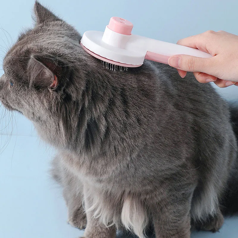 Pet Cat Brush Dog Comb Self Cleaning Slicker Brush For Cat Dog Hair Removes Tangled Pet Hair Massages Comb Cats Accessories