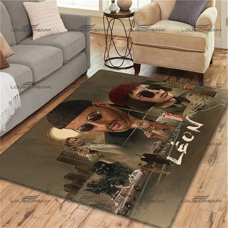 

Классический декоративный ковер для кино Killer Leon, квадратные фланелевые профессиональные коврики, современные домашние напольные коврики д...