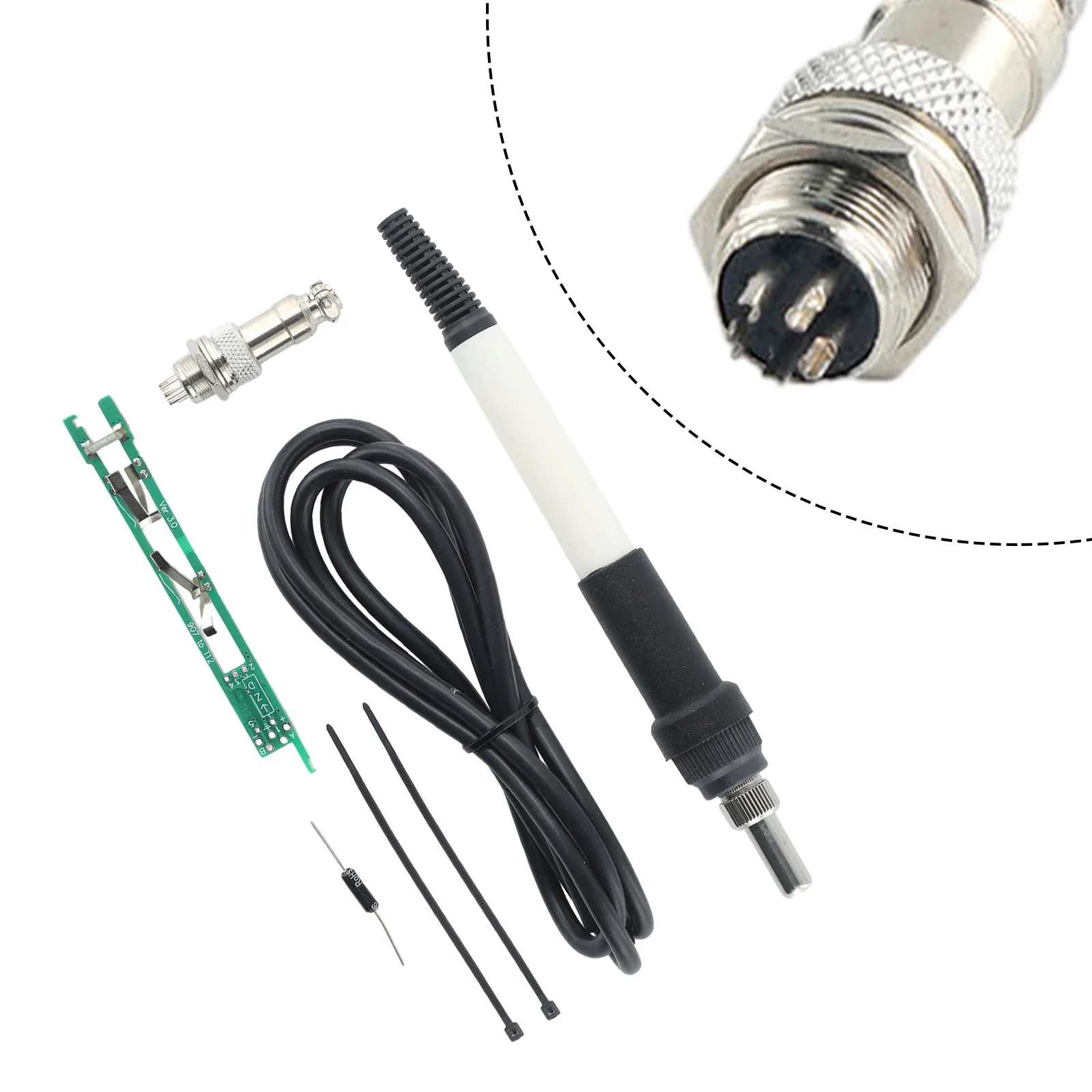 

Solder Handle Kit Handle Durable Manufacturing Metal Processing Soldering Iron V2.1S STM32 O 907 Turn T12 Practical