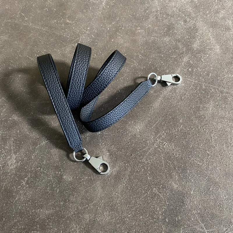 1.5cm Wide Kelly Bag Shoulder Strap Bag Strap Vegetable Tanned Cowhide Togo Lychee Pattern Diagonal Shoulder Bag Strap