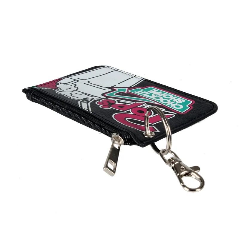 Женский кошелек из искусственной кожи на молнии мужской Ультратонкий