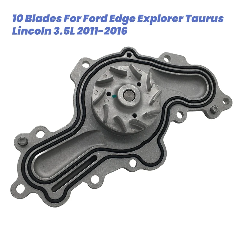 Новый водяной насос охлаждения двигателя 10 лопастей DG1Z-8501-D для Ford Edge Explorer Taurus Lincoln