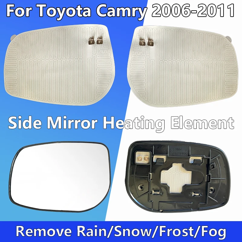 

Для Toyota Camry 2006, 2007, 2008, 2009, 2010, 2011, грелка зеркала заднего вида, быстросъемная грелка для дождя/мортиза/тумана/автомобильного зеркала на крыле