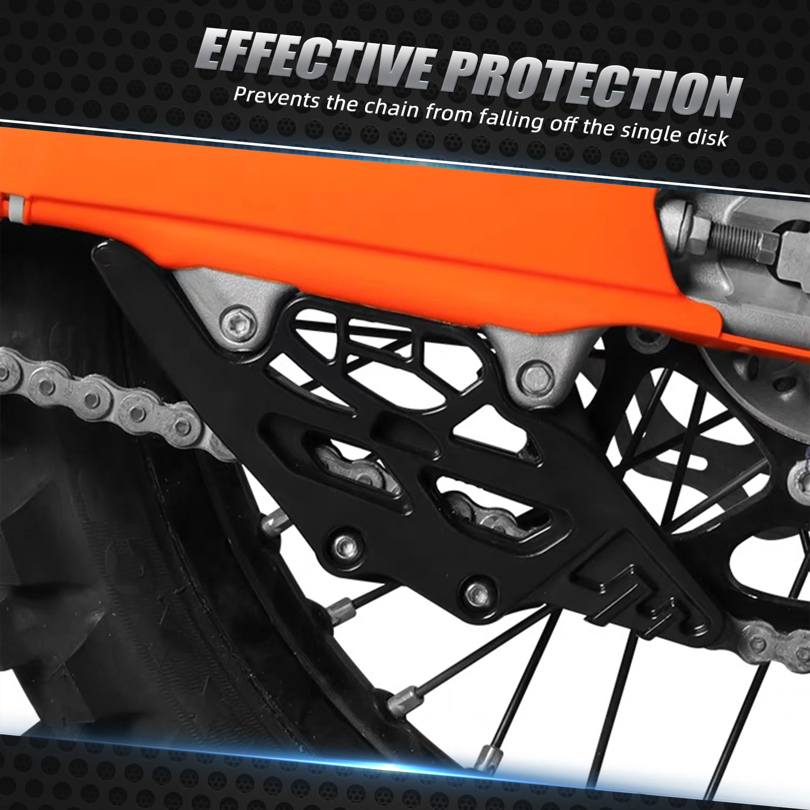 Для KTM EXC 300 2024 защитный задний направляющий слайдер цепи эксклюзивный 150 500 SX Φ XC 125