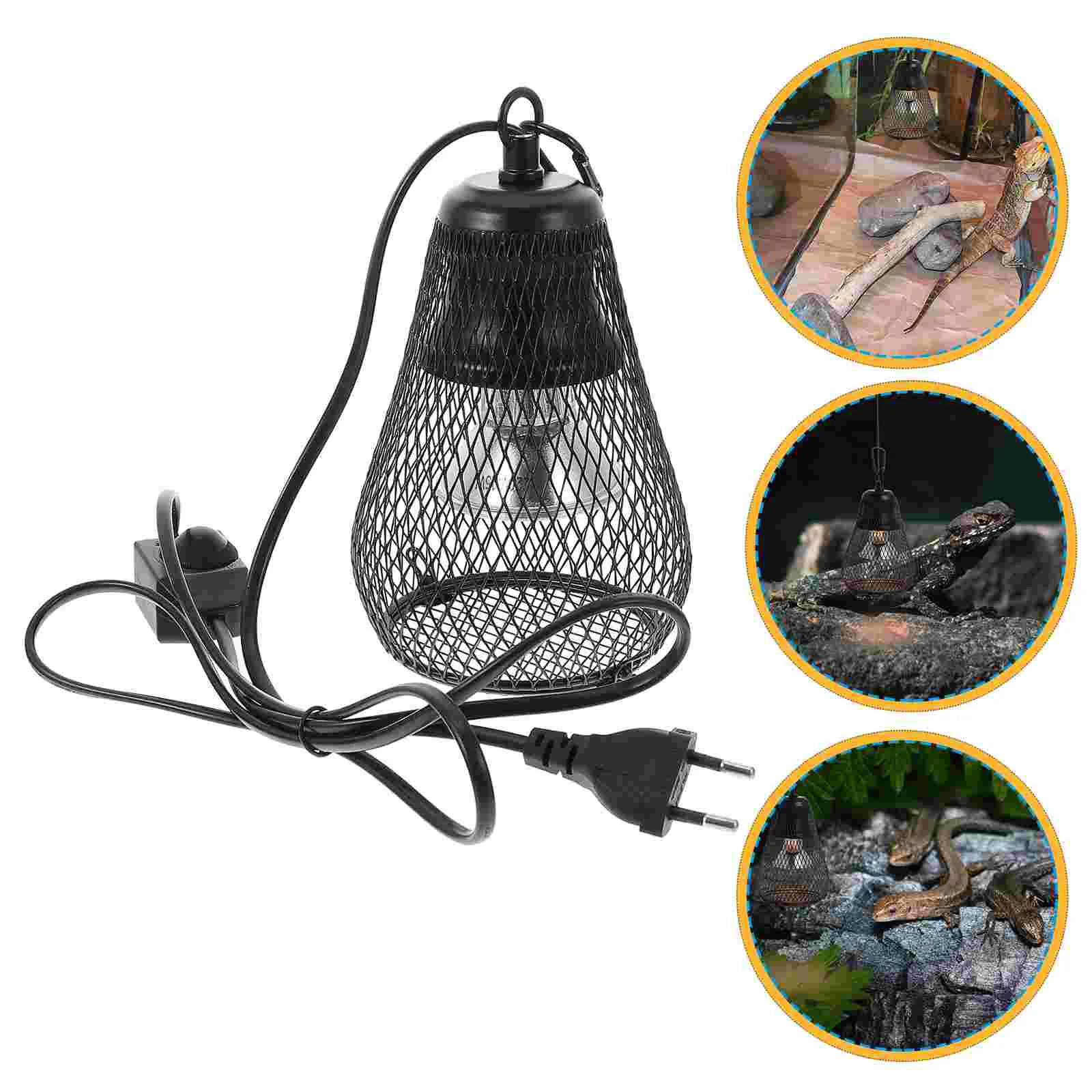 

1pc Reptile Box Supply Reptile Habitat Heating with Lampshade for Shop Home