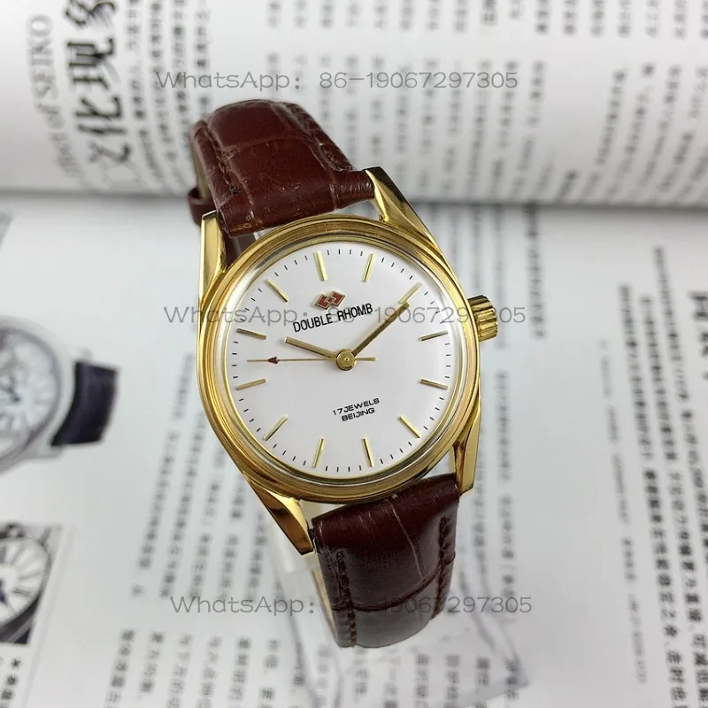 Часы Perfect Time Watch Store, бренд Shuangling, золотые, механические, с ручным заводом, диаметр 30 мм (art.: 3920db1ebb175) - 3920db1ebb175
