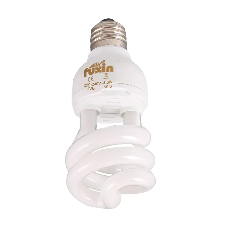 

2023New Lamp 220V-240V Ultraviolet UVB Screw Compressed Light 5 - 10.0 13 W E27 Bulbs For Lizards Turtles Snakes