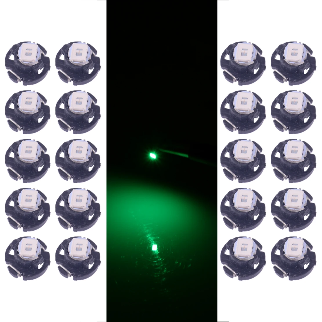 20 шт. зеленый T3 Neo клиновидный приборной панели A/C приборная панель для контроля