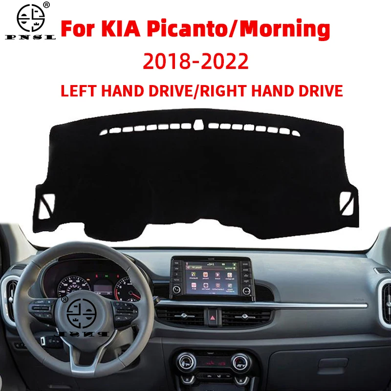 

Автомобильный внутренний коврик для приборной панели, коврик для приборной панели, ковер для KIA Picanto Morning 2018 2019 2020 LHD RHD, двухслойный солнцезащ...