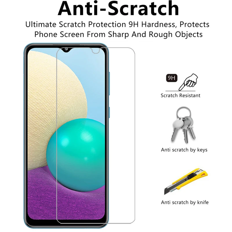 Защита экрана для samsung galaxy a02 a02s защитное закаленное стекло на galaxya02 a 02 s 02a пленка