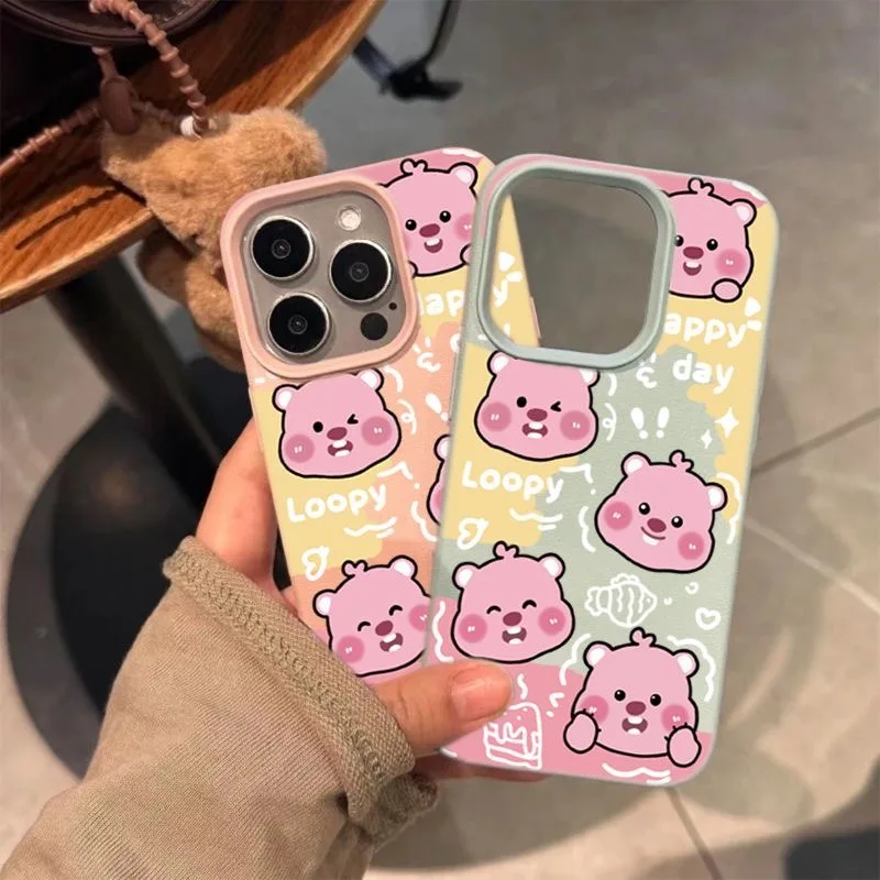 Модный амортизирующий чехол для телефона из искусственной кожи и ТПУ IPhone 16 Plus 15 14