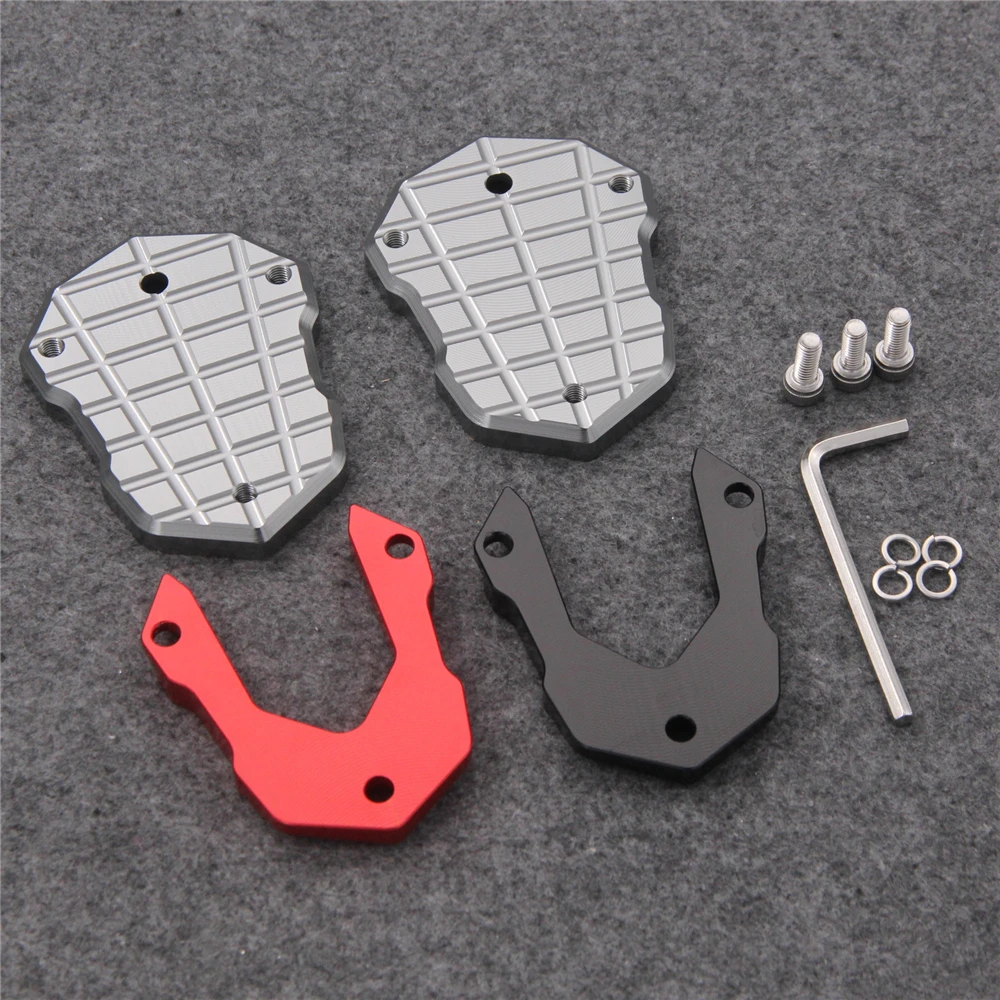 Алюминиевая боковая подставка для мотоцикла удлинительная пластина увеличитель