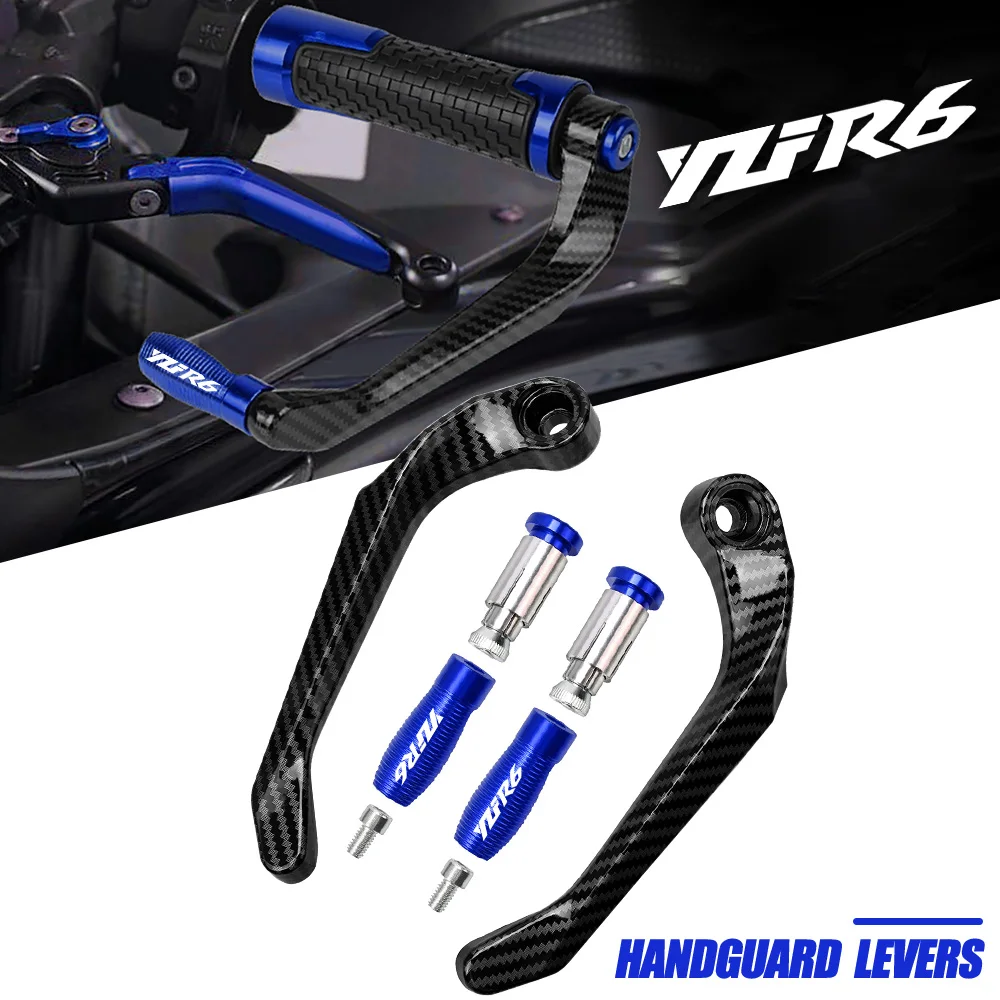 

Motorcycle Accessories Handlebar Grips Guard Brake Clutch Levers Guard Protector For YAMAHA YZF-R6 YZFR6 YZF R6 1999-2018 2017