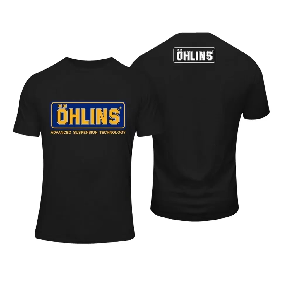 Футболка Унисекс Ohlins Motor С Коротким Рукавом И Круглым Вырезом