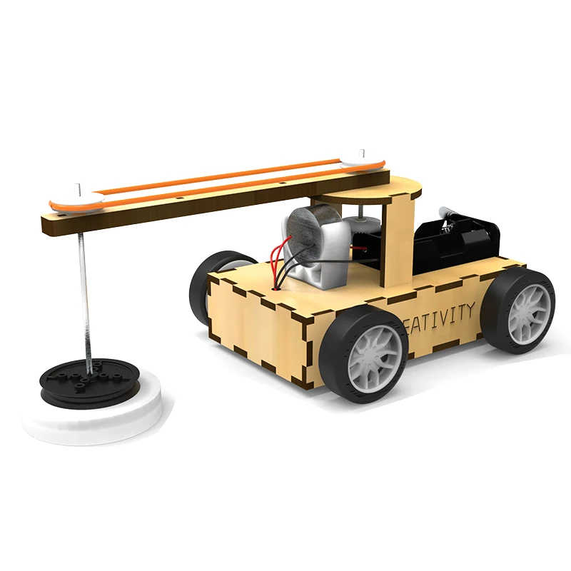 

Electric Sweeper Assembled Model Children's Scientific Experiment Equipment Set Diy Belt Drive Friction