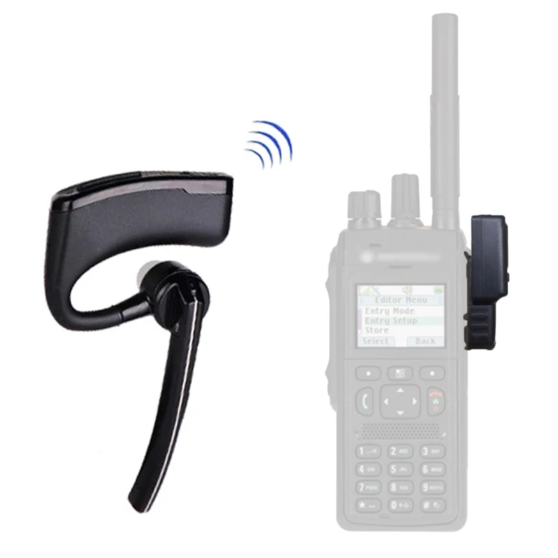 Walkie Talkie Wireless Earpiece Bluetooth Headset Two Way Radio BT Earphone For Motorola MTP3550 MTP3150 XiR8608 DP2600 XPR 3500