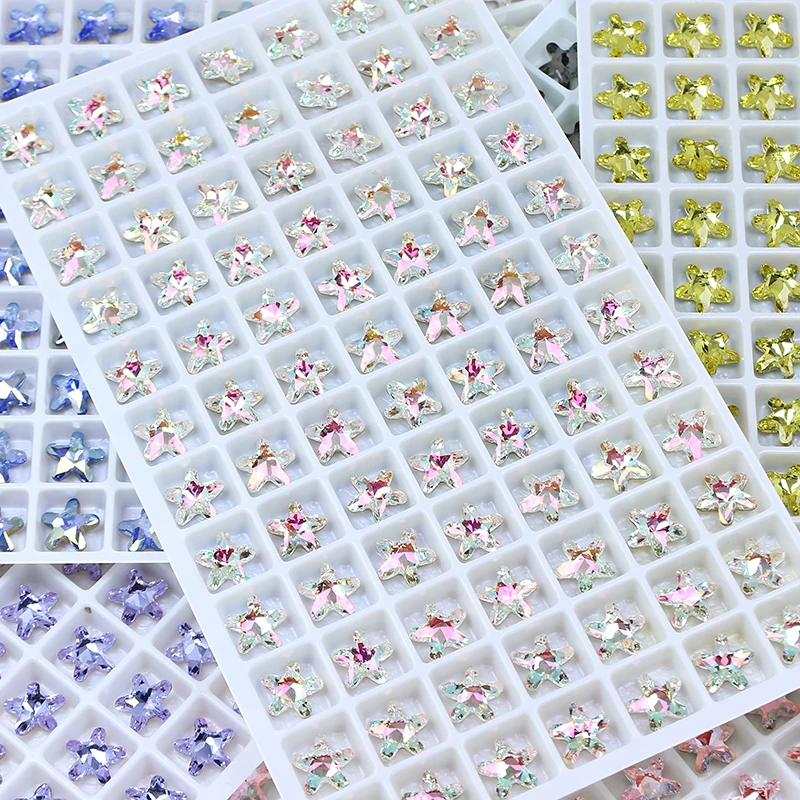 Декоративная обувь в форме морской звезды для ногтевого дизайна Кристалл K9