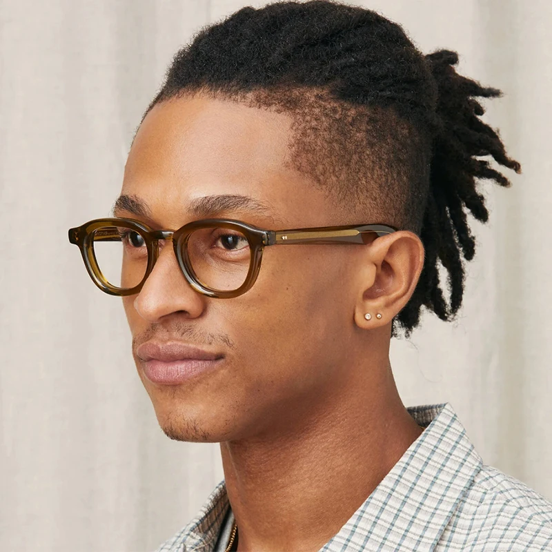 Высококачественные ацетатные оправы для очков Джонни Депп Давен мужчин и женщин