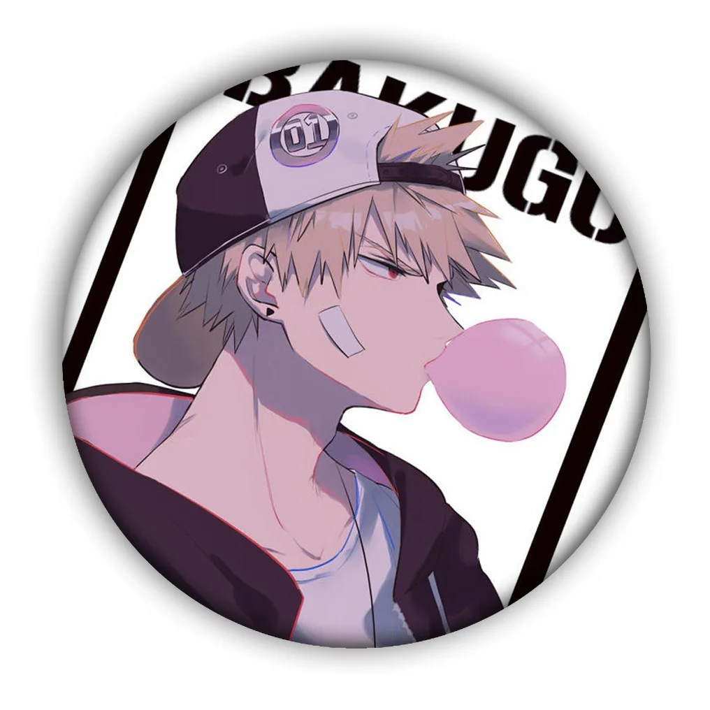 

Anime My Hero Academia Cosplay Badge Cartoon Boku No Hero Academia Brooch Pins Collection Bags for Backpack Gifts Customized