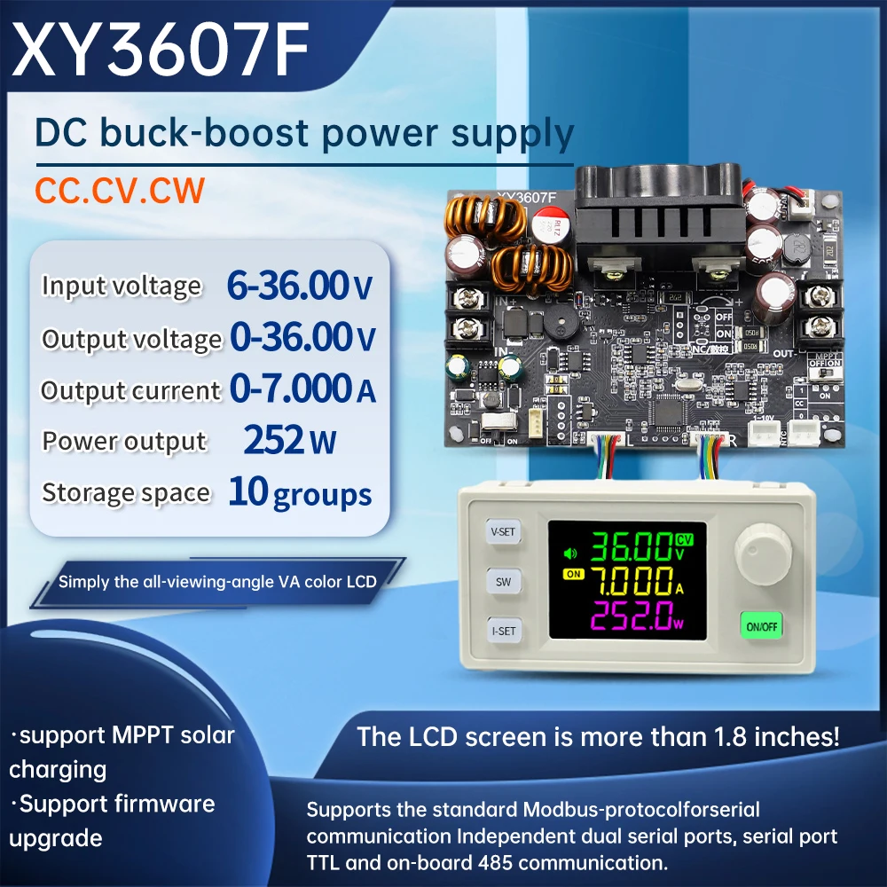 XY3607F Регулируемый регулятор напряжения постоянного тока с ЧПУ постоянное