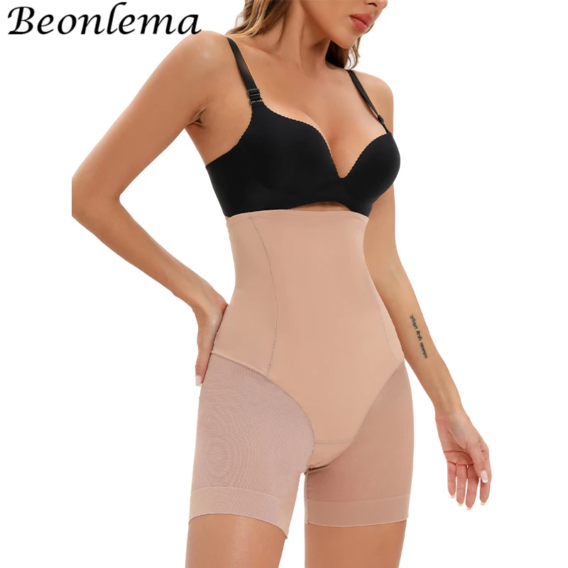 

Beonlema Seamless High Waist Panties Breathable Shaper Tummy Control Waist Trainer Modeling Straps Body Shape Women Underwear