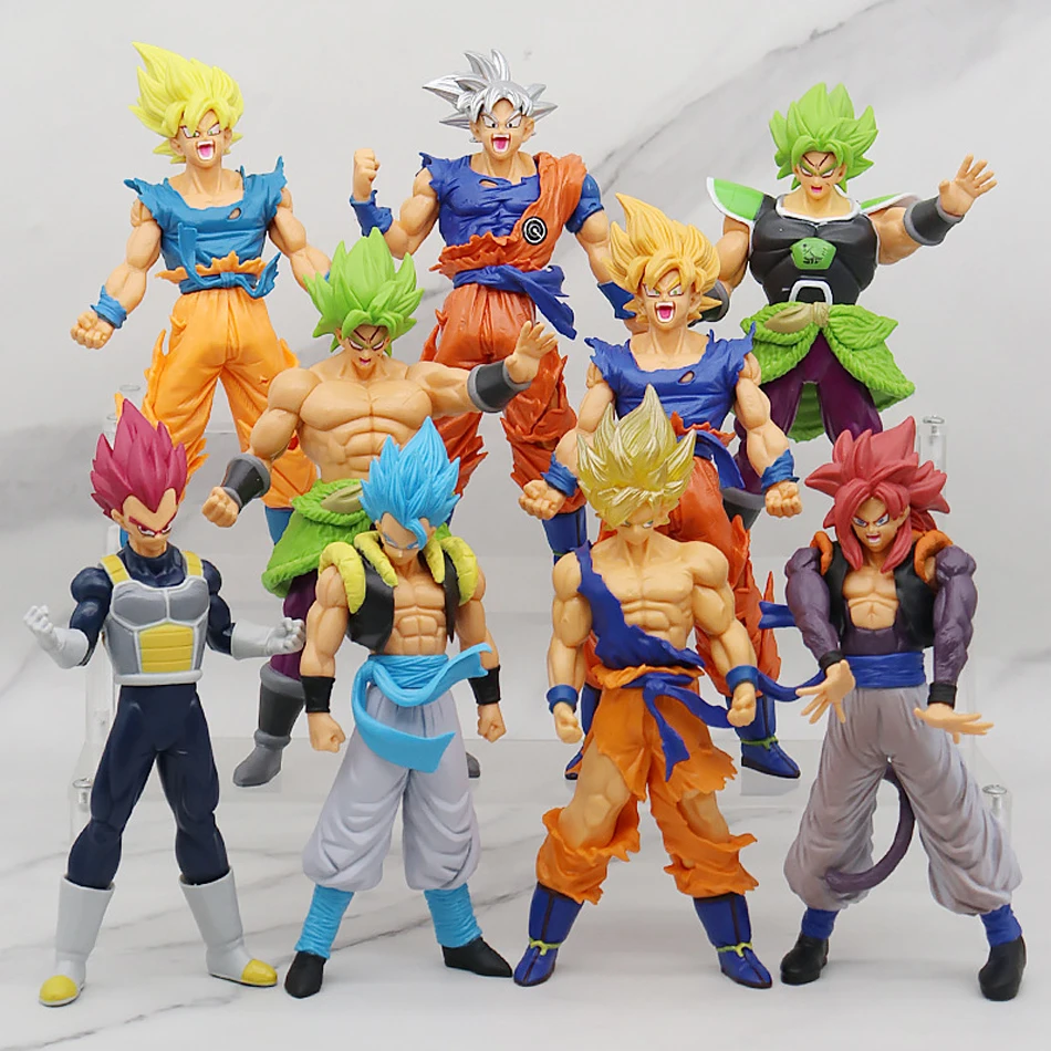 

Dragon Ball Z Super Saiyan Son Goku Vegeta Anime Action Figure DBZ ROS Awakening Gohan Figures Collection Toys for Kids Gifts