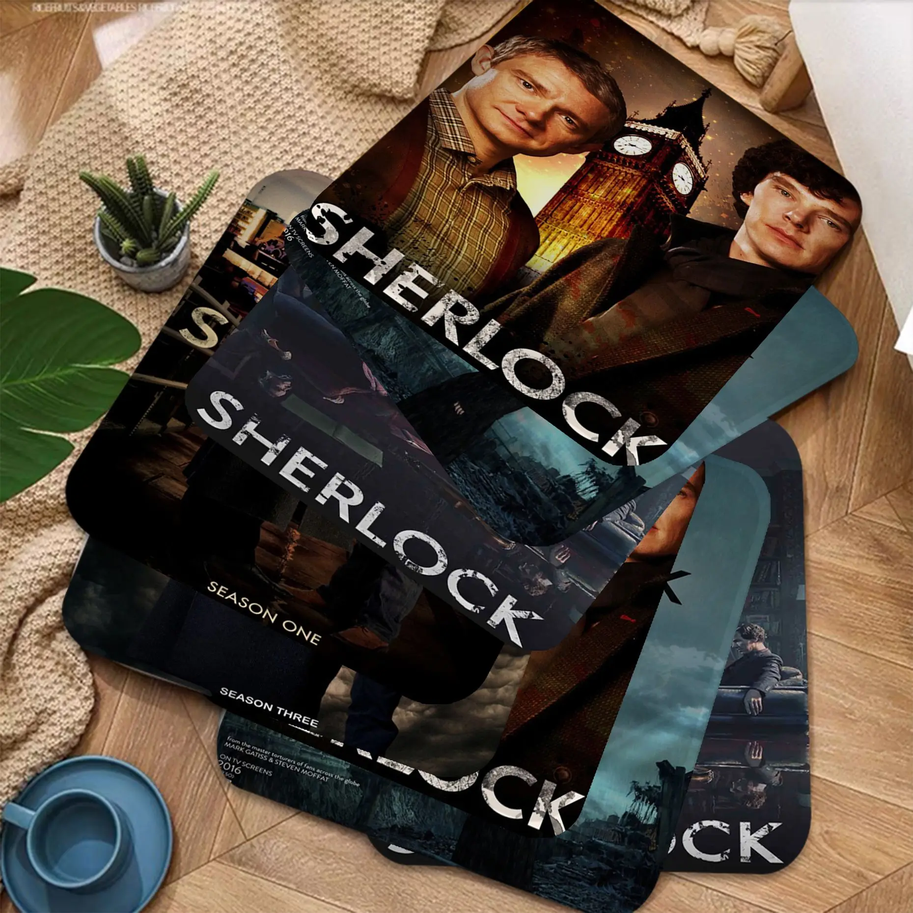

TV Series S-sherlocks Four Seasons Stool Pad Patio Home Kitchen Office Chair Seat Cushion Pads Sofa Seat 40x40cm Sofa