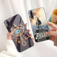 game the legend of zelda phone case tempered glass for huawei p30 p20 p10 lite honor 7a 8x 9 10 mate 20 pro