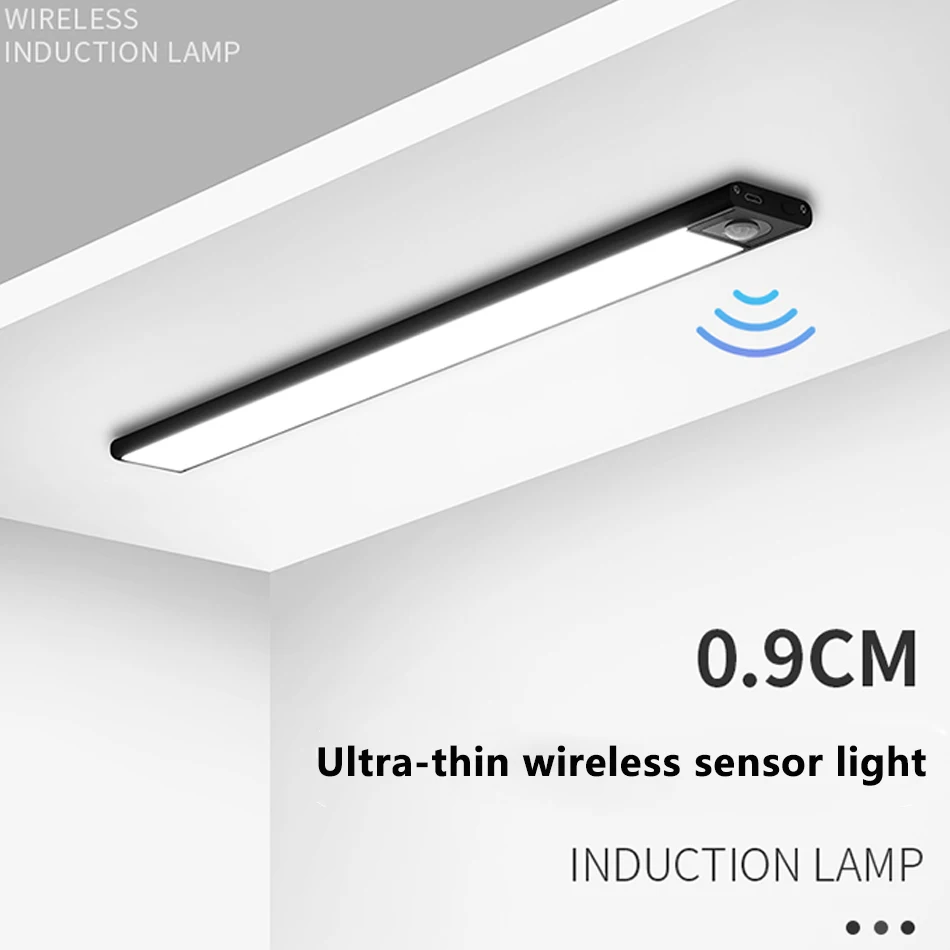 Led Night Light 20/40CM Under Cabinet Light For Kitchen Lighting USB chargeable LED Magnetic Led Night light Motion Sensor Lamp