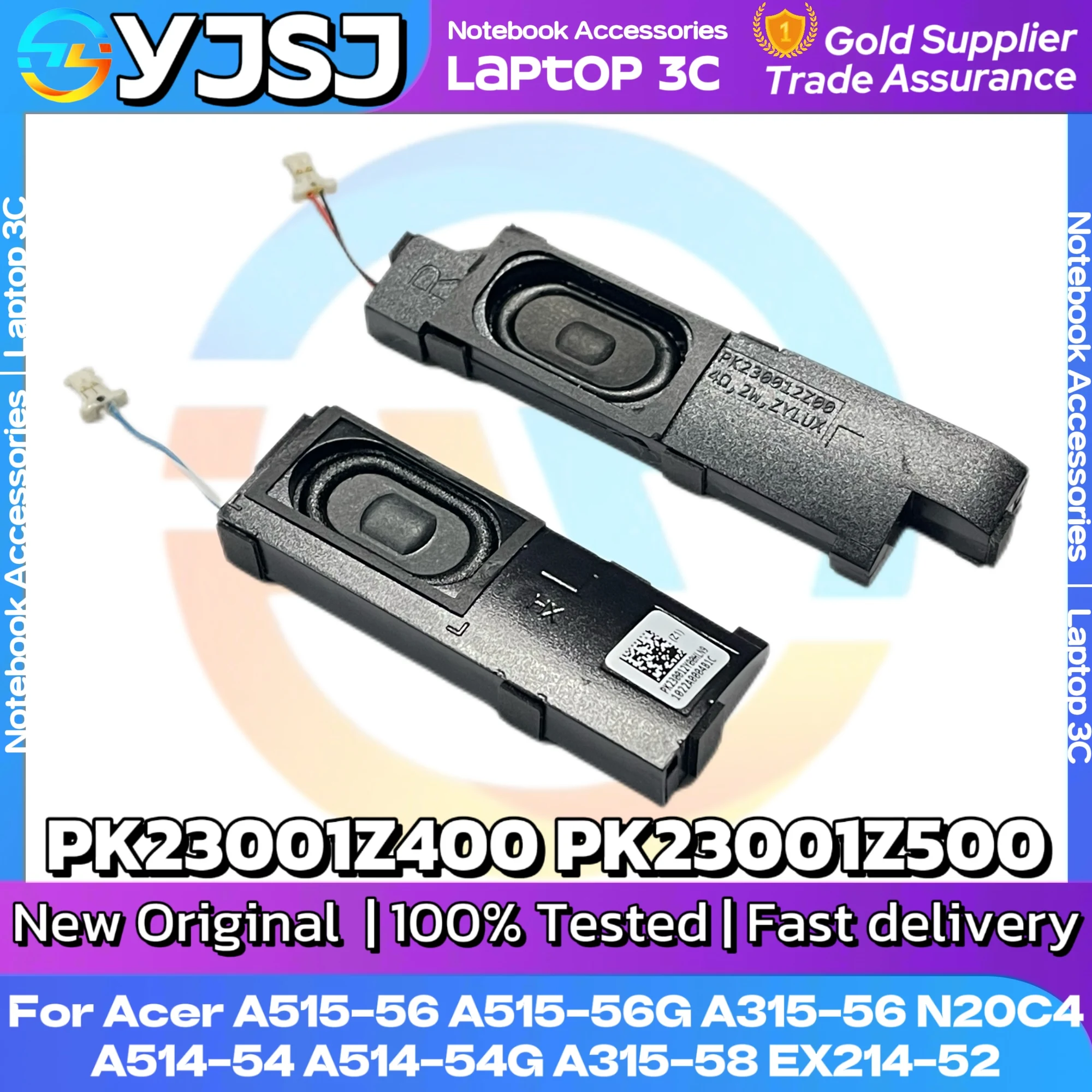 Фото Новый оригинальный динамик для ноутбука Acer A515-56 A515-56G A315-56 A514-54 A514-54G A315-58 EX214-52 N20C4 PK23001Z400 PK23001Z500 №1