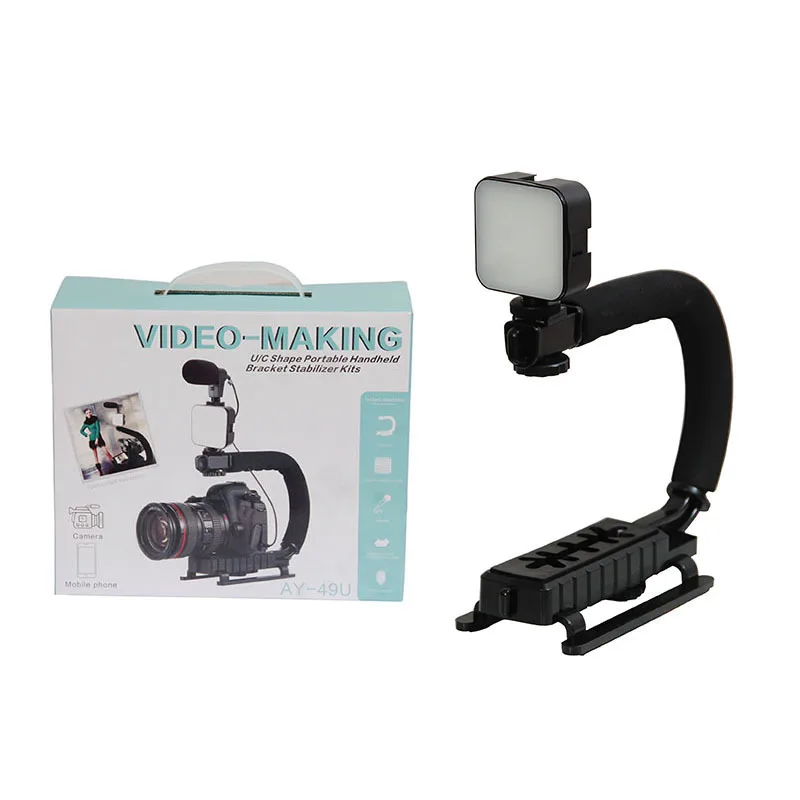Fosoto AY49 U Shaped Bracket Grip Camera Video Handheld Stab