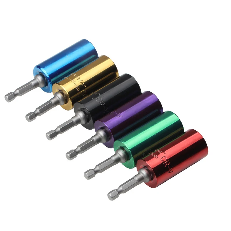 

2-piece Color Universal Socket Extension Rod Honeycomb Design Multi-function Ratchet Socket Magic Switch Socket Hand Tools