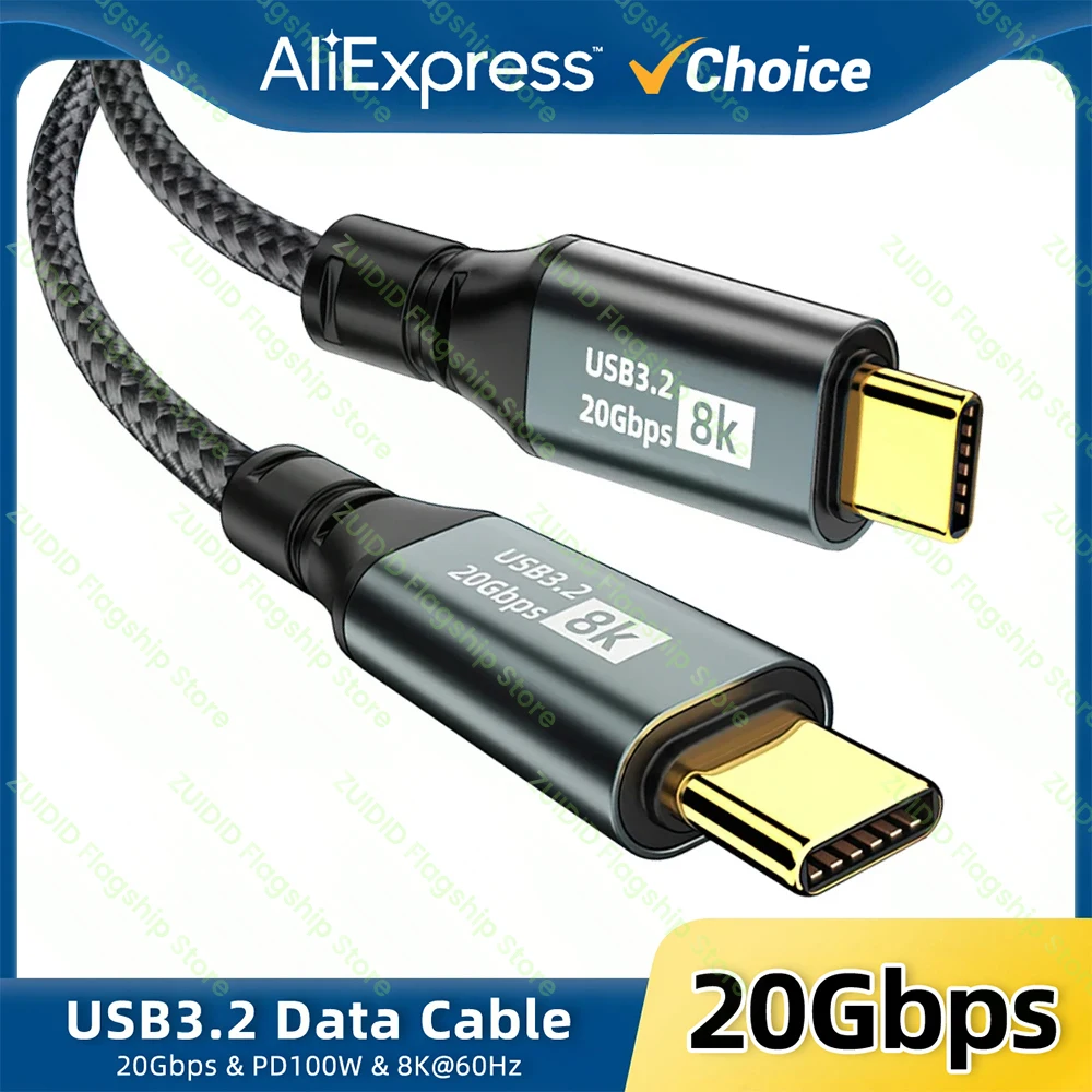 OUIO PD100W USB 3.2 20 Гбит/с ThunderBolt 3 Type-C Кабель 8K 60 Гц 95% Vigor Волоконно-оптический кабель для