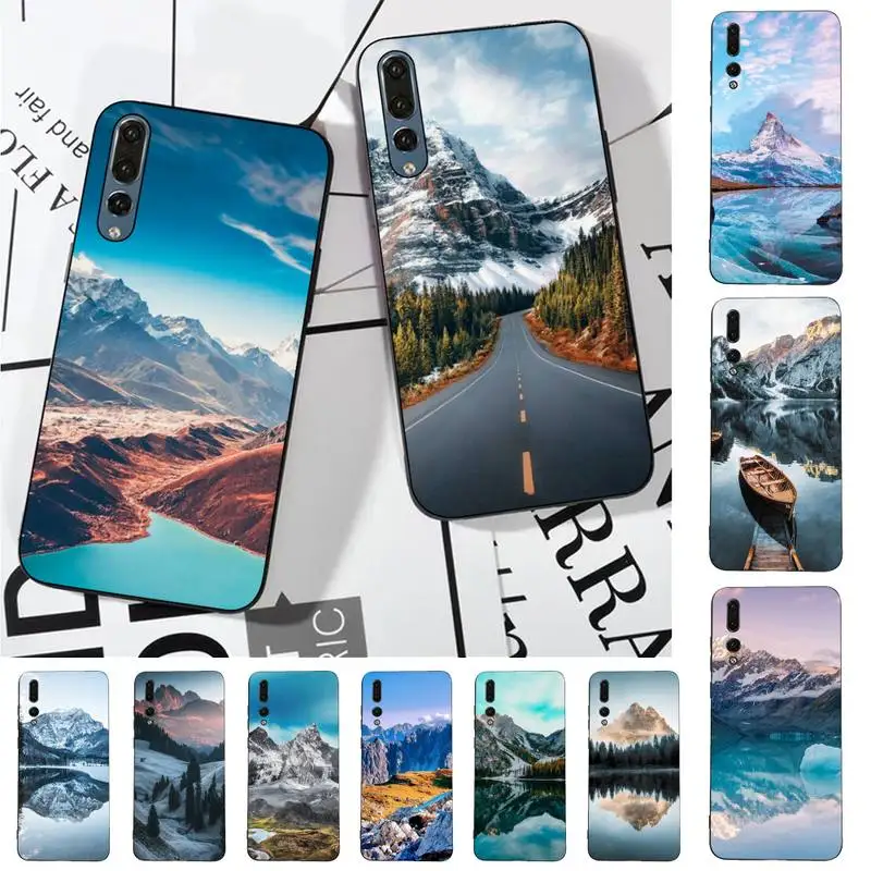 

Travel mountain Phone Case for Huawei P30 40 20 10 8 9 lite pro plus Psmart2019