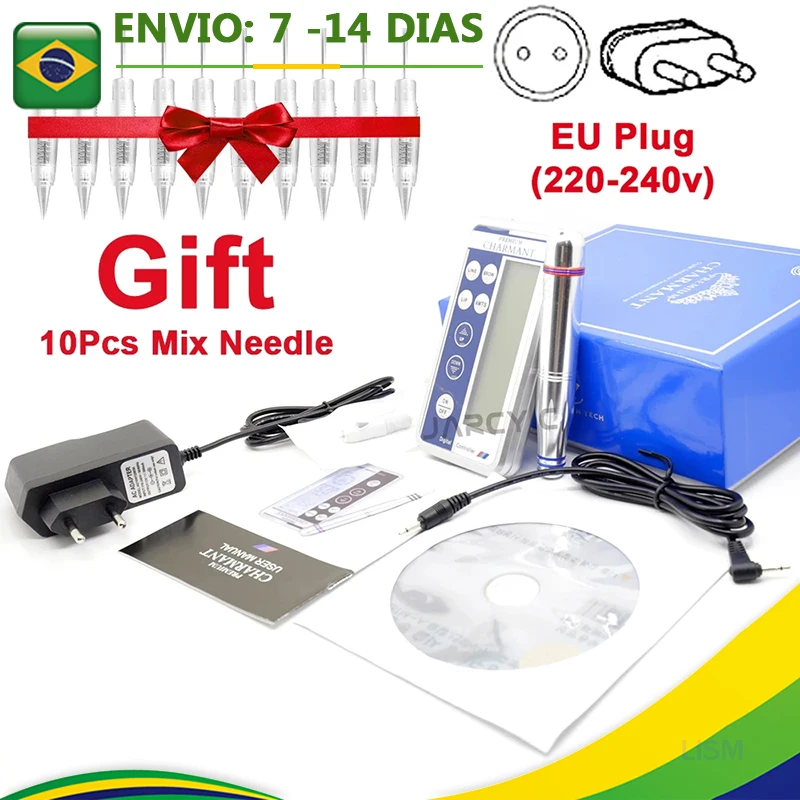 

Professional Charmant Tattoo Machine Kit Machine Tattoo Gun Permanent Eyebrows Lip Pen Tattoo Gun for Eyebrow Eyeliner Lip