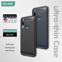 uflaxe original soft silicone case for vivo y15 y17 y12 y11 back cover ultra thin shockproof casing