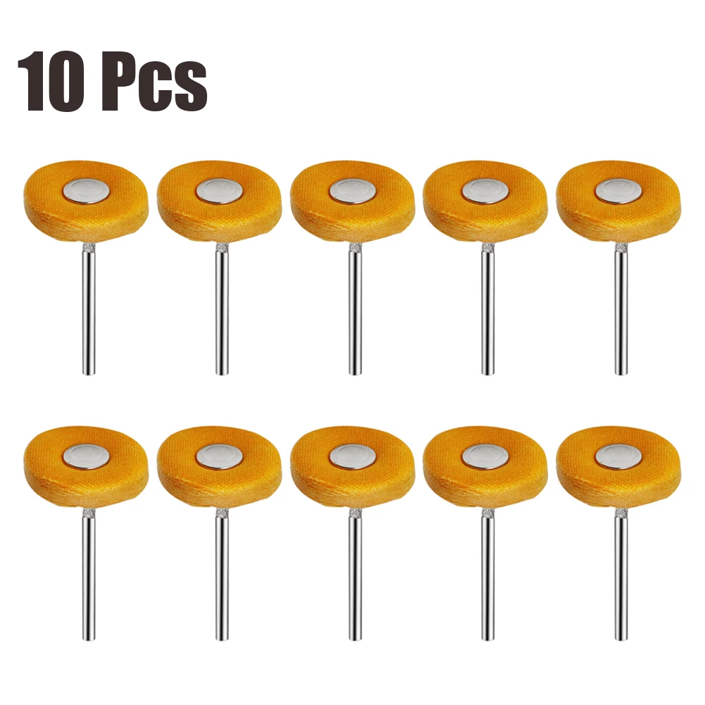 

10pcs Cloth Polishing Wheel Rotary Tool Accessory Buffing Pad For Jewelry Metal Electronic Circuit Boards Polishing Tool Parts