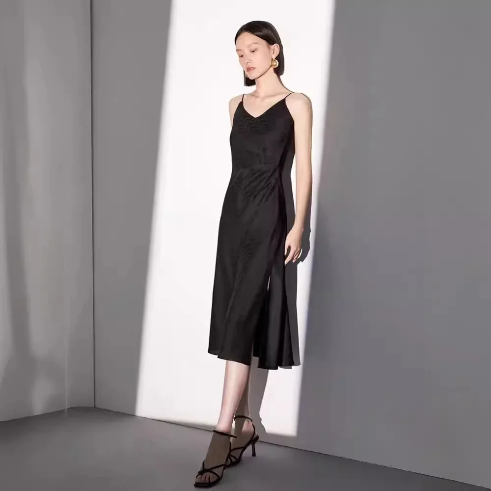 Новинка лета 2024 облегающее платье Innervest женское модное во французском стиле из