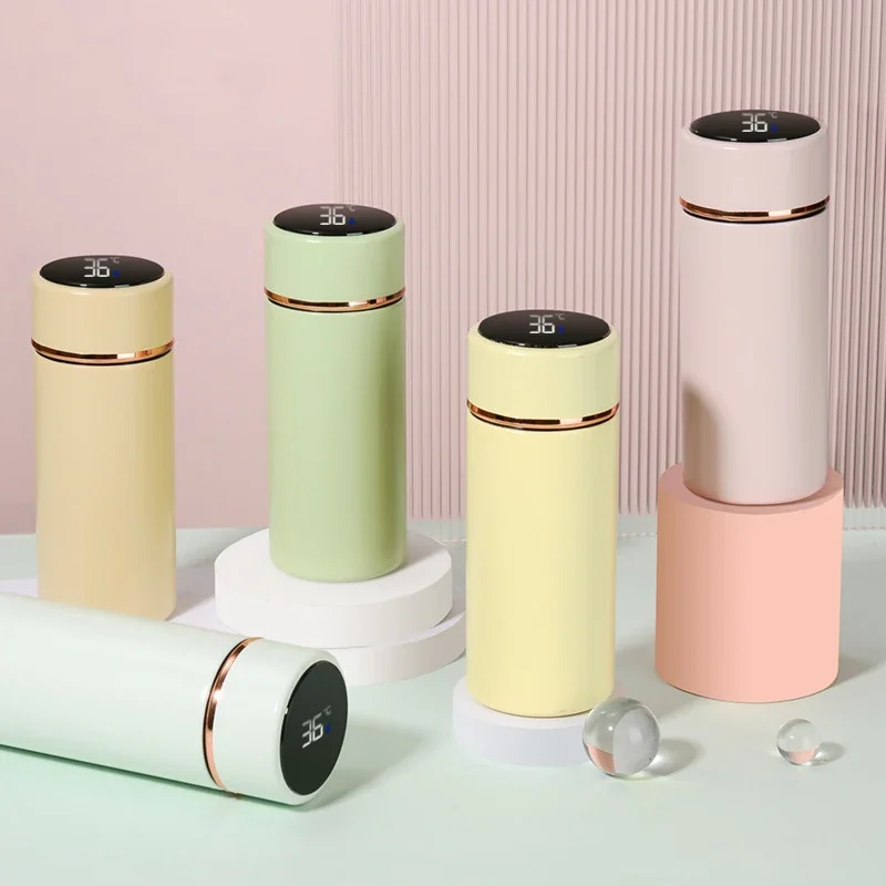 Умный термос 280 мл бутылка для воды интеллектуальный дисплей температуры термосы