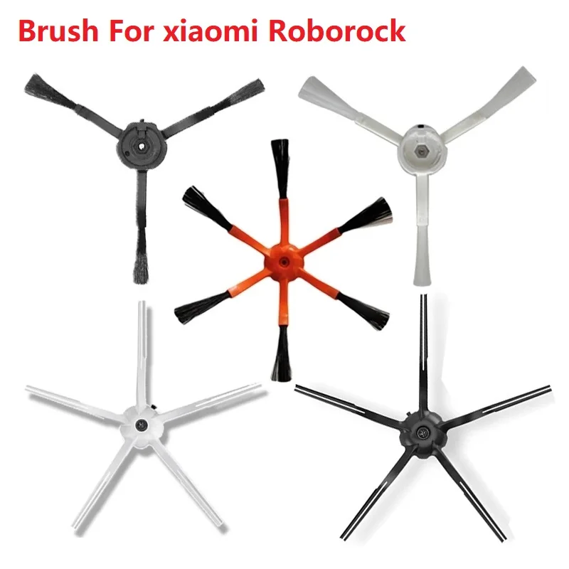 

2PCS Armed Side Brush For xiaomi Roborock S50 S51 S55 S5 S6 1S Spare Parts Robot Vacuum Cleaner Replacement Washable Brush