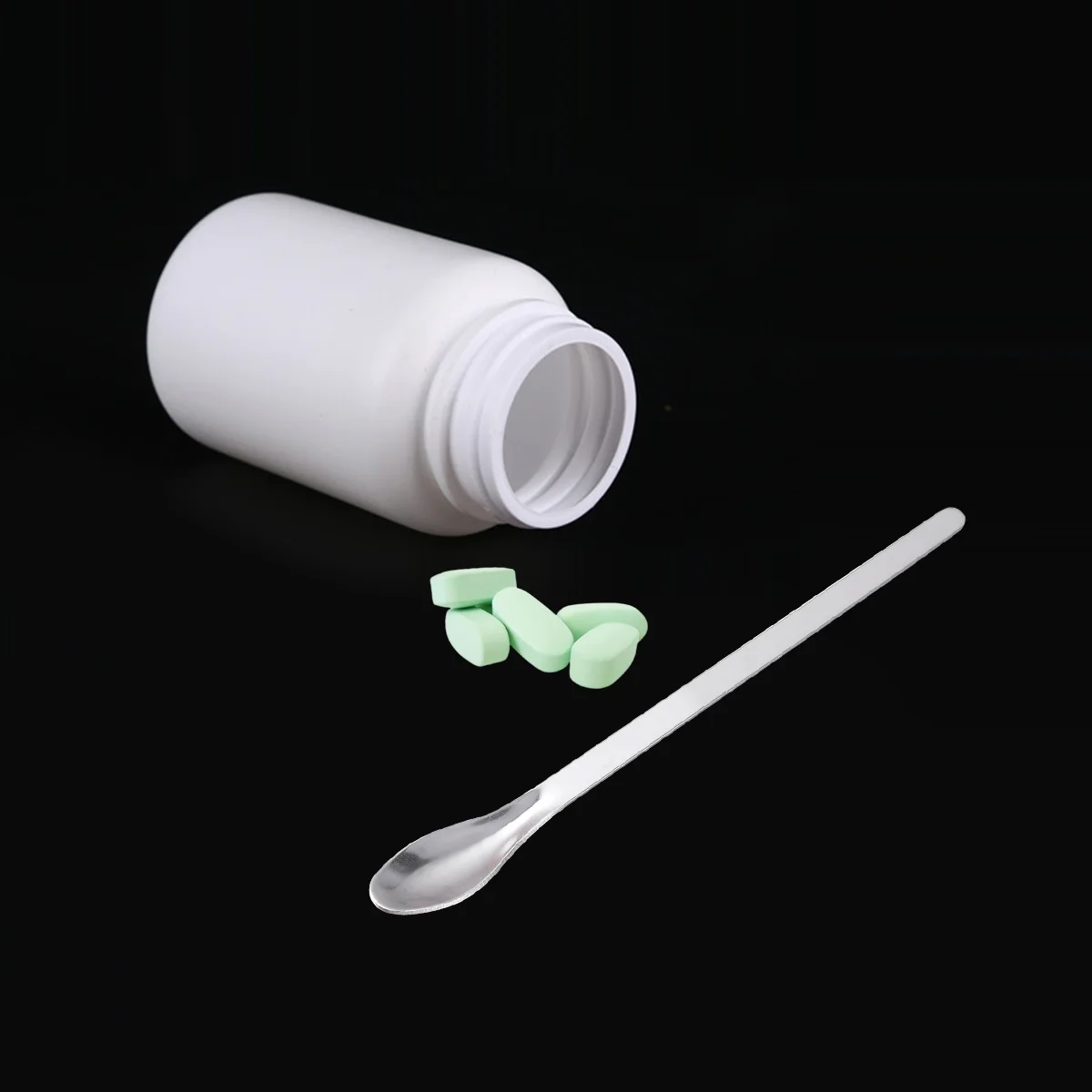 

16CM Single Spoon Stainless Steel Spoon Thicken Spoon Sampling Measuring Scoop Reagent Sampling Spoon Scoop