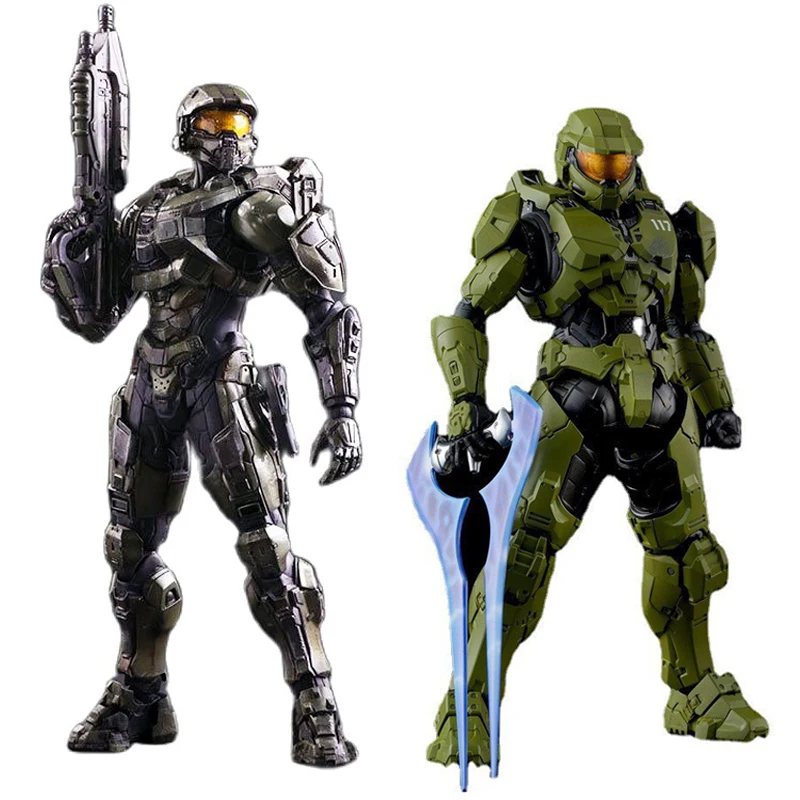 

18cm/25cm Halo 5:Guardians Master Chief Action Figure Play Arts Figures Collection John117 Figure Movable Model Toys PVC Doll