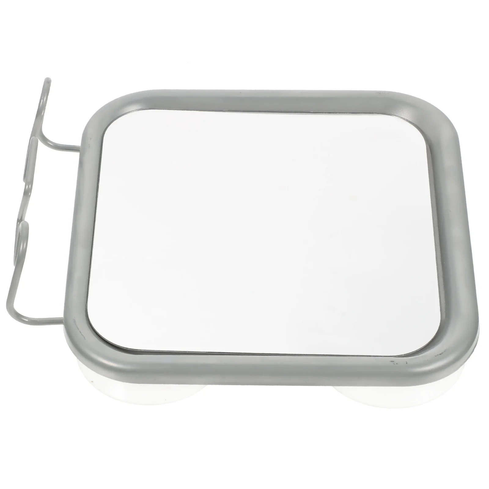 

Hook Vanity Mirror Portable Bath Tub Shower Fogless Holder Bathroom Light Iron Mirrors Man